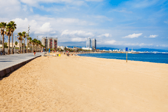 Visit Barcelona's amazing beach